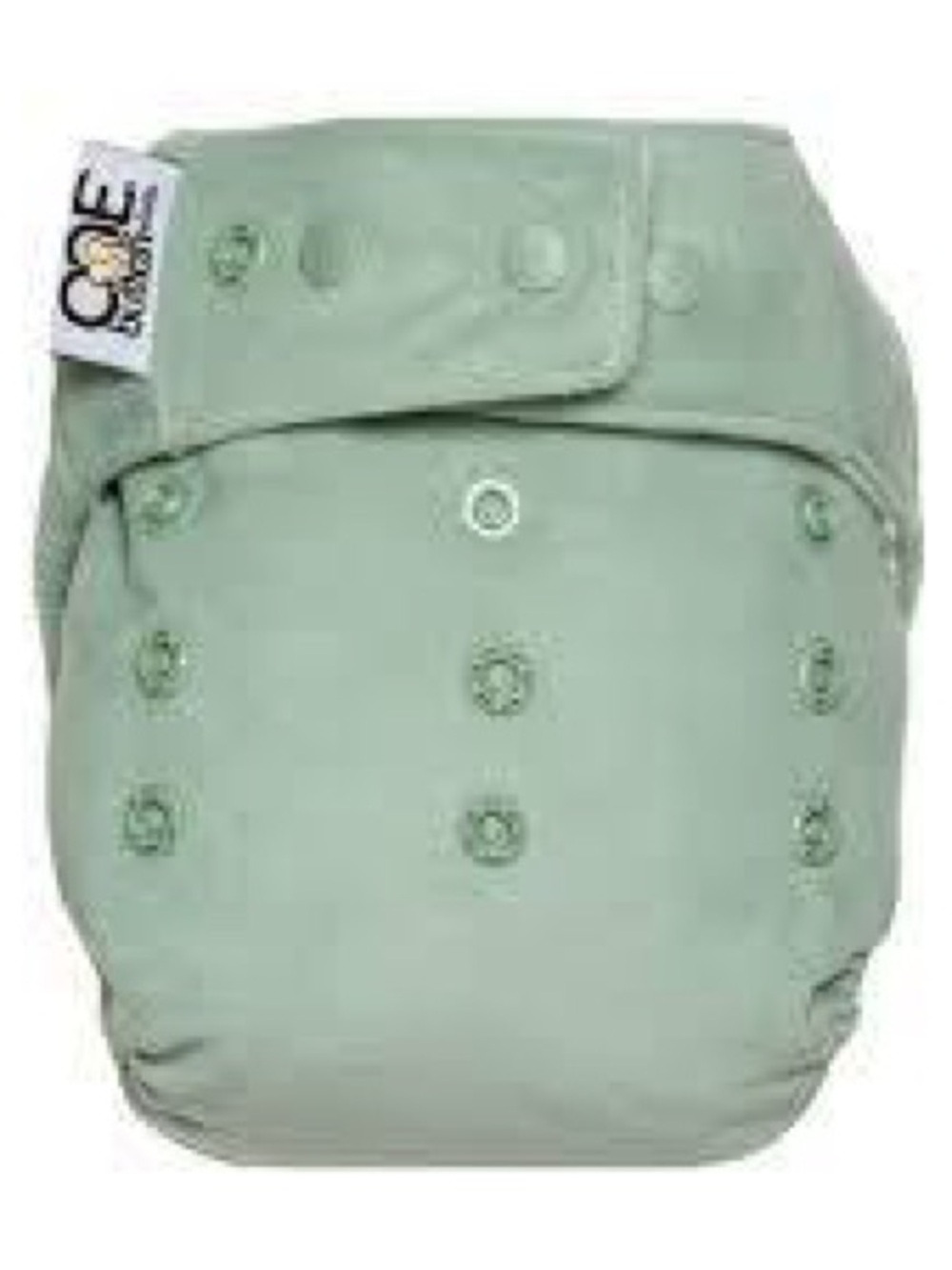 O.N.E. By GroVia CLOTH DIAPER NIP $24 8-35 lbs, Color: Light Sage